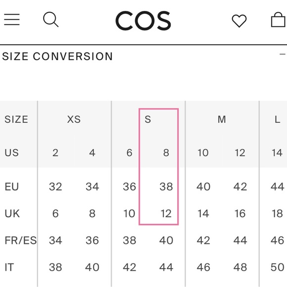 COS Silk Long Sleeve Button Up Shirt Blouse Printed Blue White Small NWT 8 - Picture 12 of 14